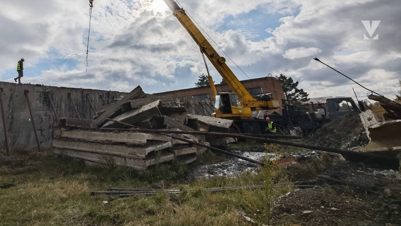 Аварию на канализационном коллекторе устраняют в посёлке Анджиевском