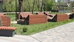 Сквер на улице Советской благоустраивают в Минводах