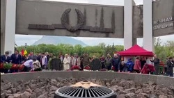 Торжественный марш Победы провели в Минеральных Водах