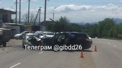 Семь человек госпитализировали после аварии в Минераловодском округе