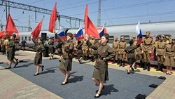 Минеральные Воды посетил ретропаровоз «Победа»