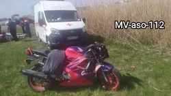 В Минеральных Водах в аварии пострадал мотоциклист