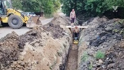 Водоканал заменил 1,8 тыс. м водопровода в хуторе Весёлом Минераловодского округа
