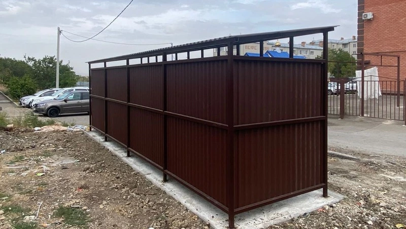 Новые контейнерные площадки появились в хуторе Красный Пахарь 