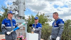 В Новотерском зажгли Огонь памяти героям Великой Отечественной войны