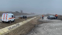 В Минераловодском городском округе столкнулись две легковушки