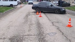 Неопытный водитель столкнулся с маршруткой в Минводах 