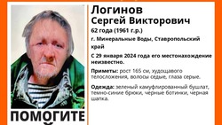 Пожилой мужчина пропал в Минеральных Водах