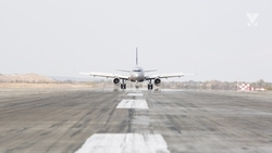 Летевший из Минвод в Махачкалу самолёт выкатился за пределы взлётной полосы