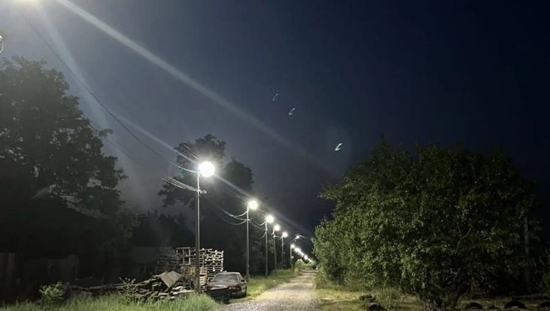 Полсотни светодиодных светильников установили в хуторе Минераловодского округа 