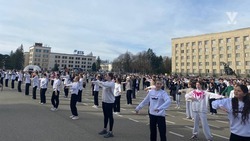 Около тысячи ставропольских школьников пришли на общегородскую зарядку