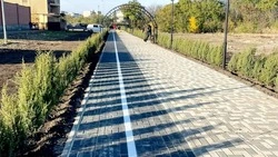 Зону для прогулок и катания на велосипеде построили в Минводах