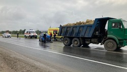 В аварии на федеральной автодороге «Кавказ» пострадал водитель