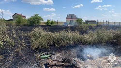 Открытое горение устранили в селе Левокумка Минераловодского округа