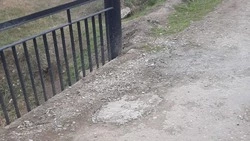 Мост временно отремонтировали после обращения жительницы в селе Ульяновка