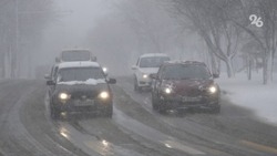 Туман и мокрый снег образовались на трассе "Кавказ" от Невинномысска до Минвод